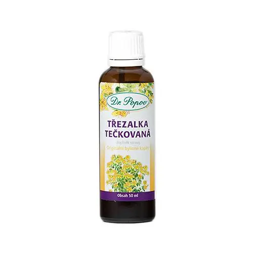 Dr. Popov Třezalka tečkovaná, 50 ml, originální bylinné kapky