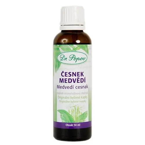 Dr.Popov Kapky bylinné Česnek medvědí 50ml