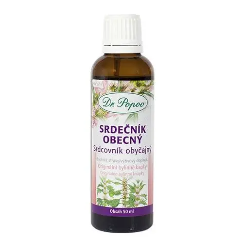 Dr.Popov Kapky bylinné Srdečník obecný 50ml