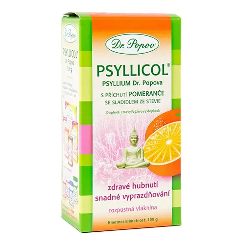 Dr.Popov Psyllicol příchuť pomeranč 100g