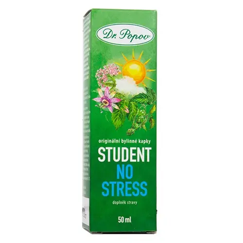 Dr.Popov Kapky bylinné Student-No stress 50ml