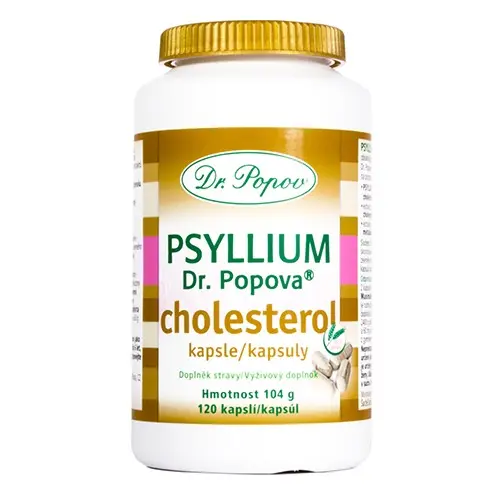 Dr.Popov Psyllium Cholesterol cps.120