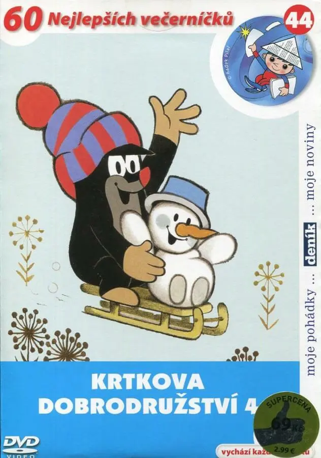 Krtkova dobrodružství 4. - DVD - Zdeněk Miler