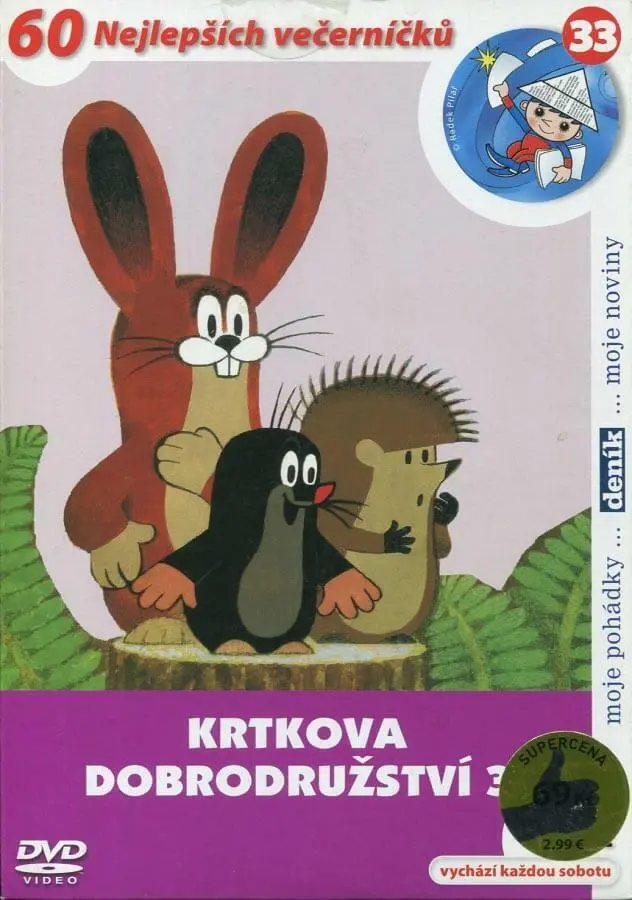 Krtkova dobrodružství 3. - DVD - Zdeněk Miler