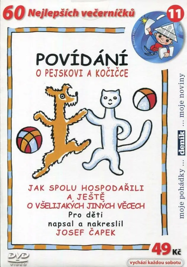 Povídání o pejskovi a kočičce - DVD - Josef Čapek