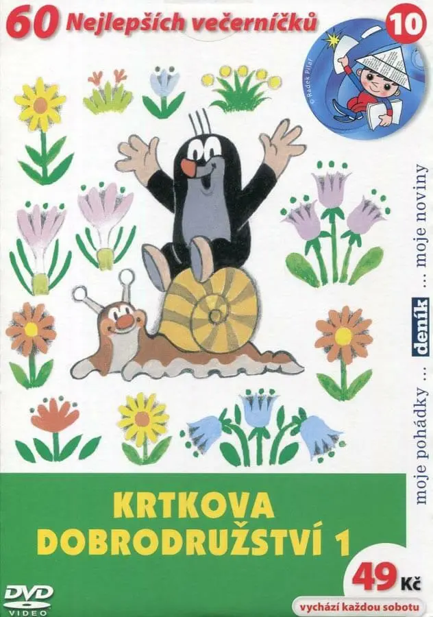 Krtkova dobrodružství 1. - DVD - Zdeněk Miler