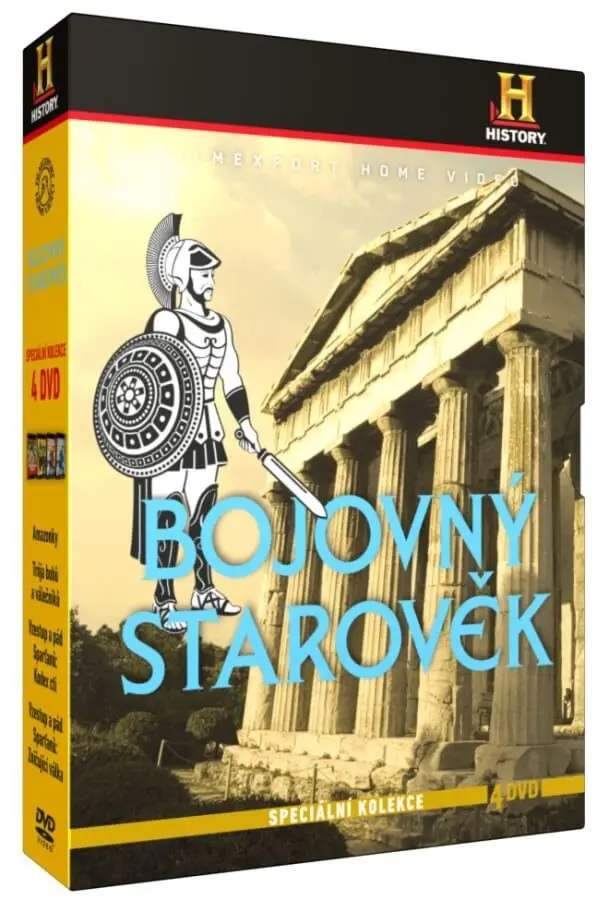DVD Bojovný Starověk : Trója Bohů A Válečníků + Amazonky + Vzestup A Pád Sparťanů 1+2: Bojovný Starověk (4 Dvd): Trója Bohů A Válečníků + Amazonky + Vzestup A Pád Sparťanů 1+2