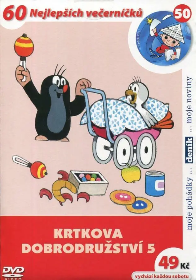 Krtkova dobrodružství 5. - DVD - Zdeněk Miler