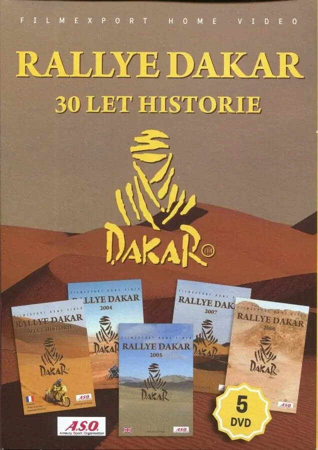 DVD Rallye Dakar: 30 Let Historie : Rallye Dakar - 30 Let Historie + Rallye Dakar 2004/2005/2006/2007: Rallye Dakar: 30 Let Historie (5dvd): Rallye Dakar - 30 Let Historie + Rallye Dakar 2004/2005/2006/2007