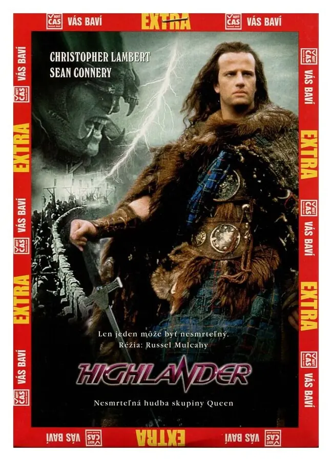 Highlander (DVD) - DOVOZ (SK) (papírový obal) - CZ dabing