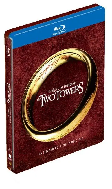 Pán prstenů: Dvě věže (2 BLU-RAY) - STEELBOOK  - prodloužená verze