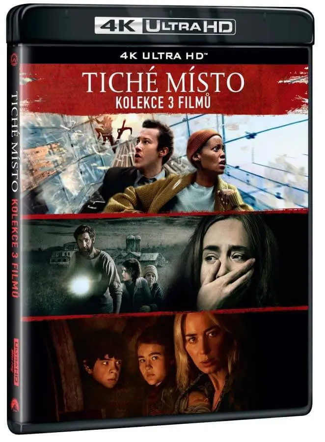 Tiché místo kolekce 1.-3. Ultra HD Blu-ray - film z kategorie Horory