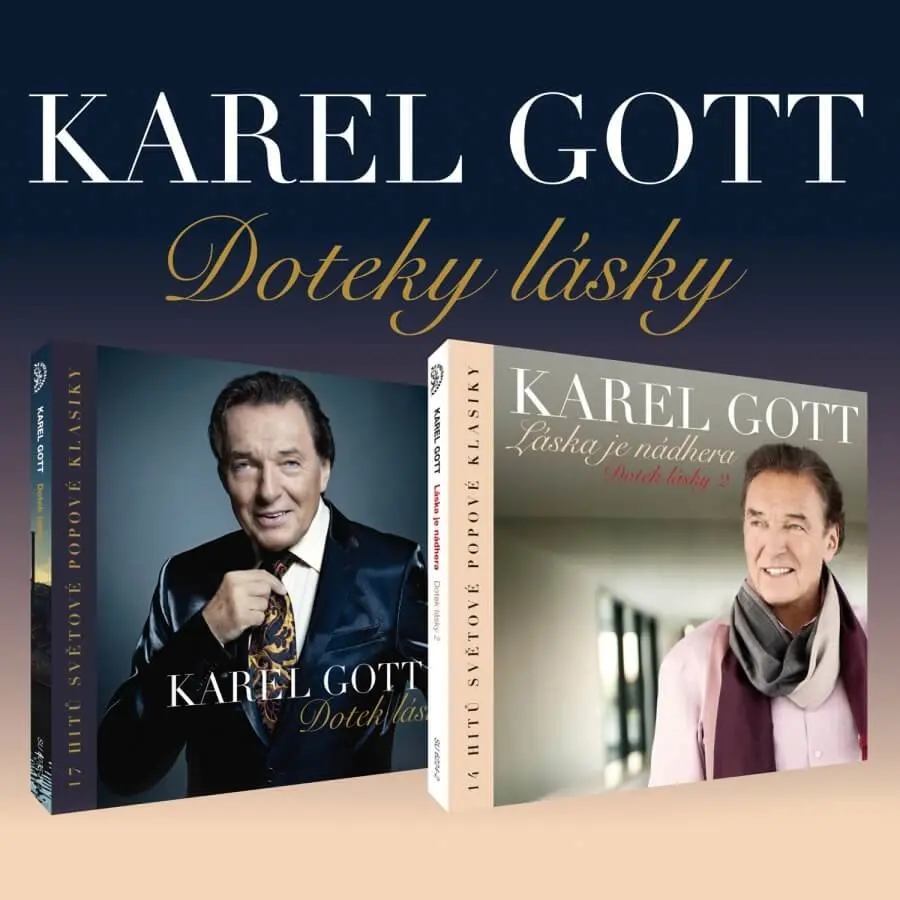 Karel Gott - Doteky lásky - 2CD - Karel Gott - audiokniha