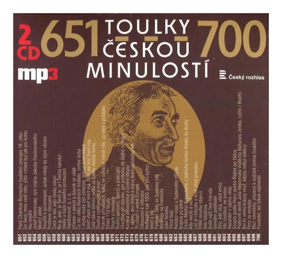 2CD Various: Toulky českou minulostí 651-700 (MP3-