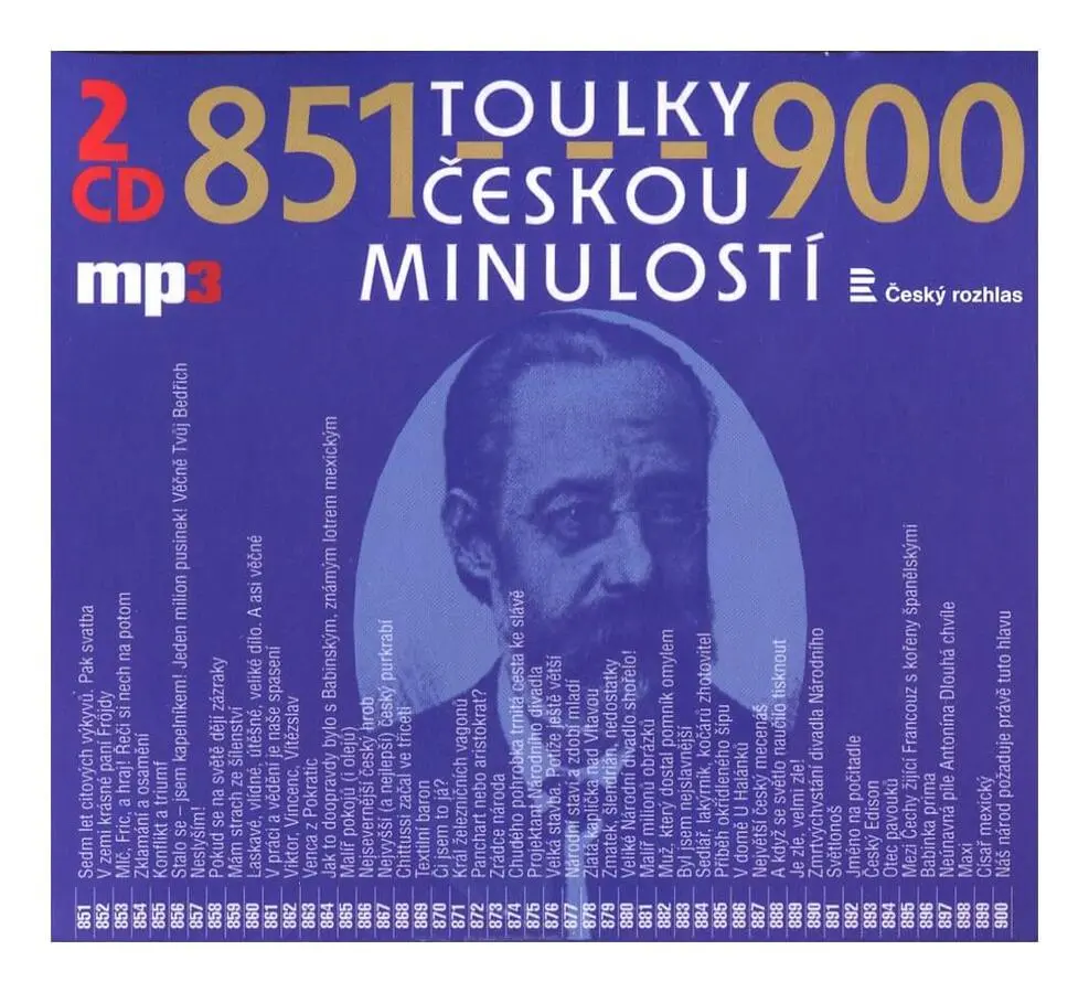 2CD Various: Toulky českou minulostí 851-900 (MP3-
