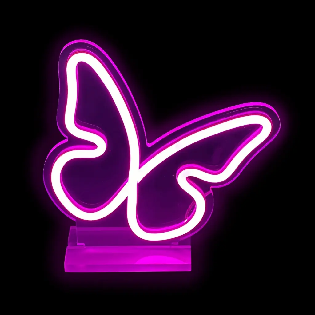 Rappa Lampička LED Neon Light Motýlek 2Kids Toys