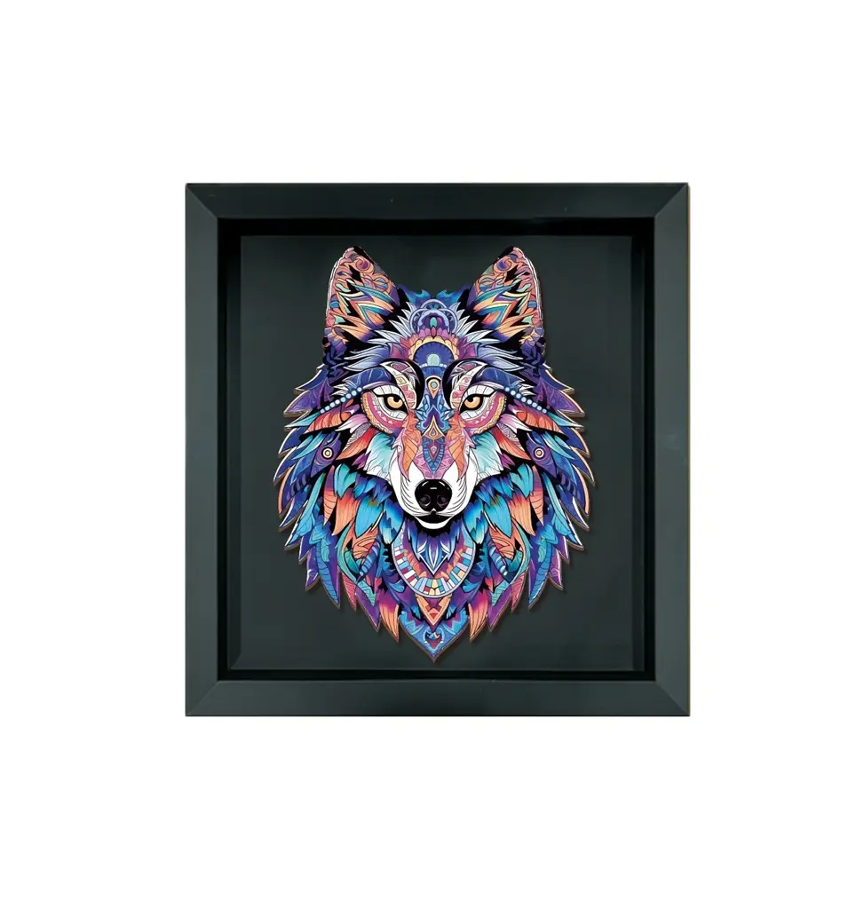 2Kids Toys Dřevěné puzzle - Vlk - 156 dílků