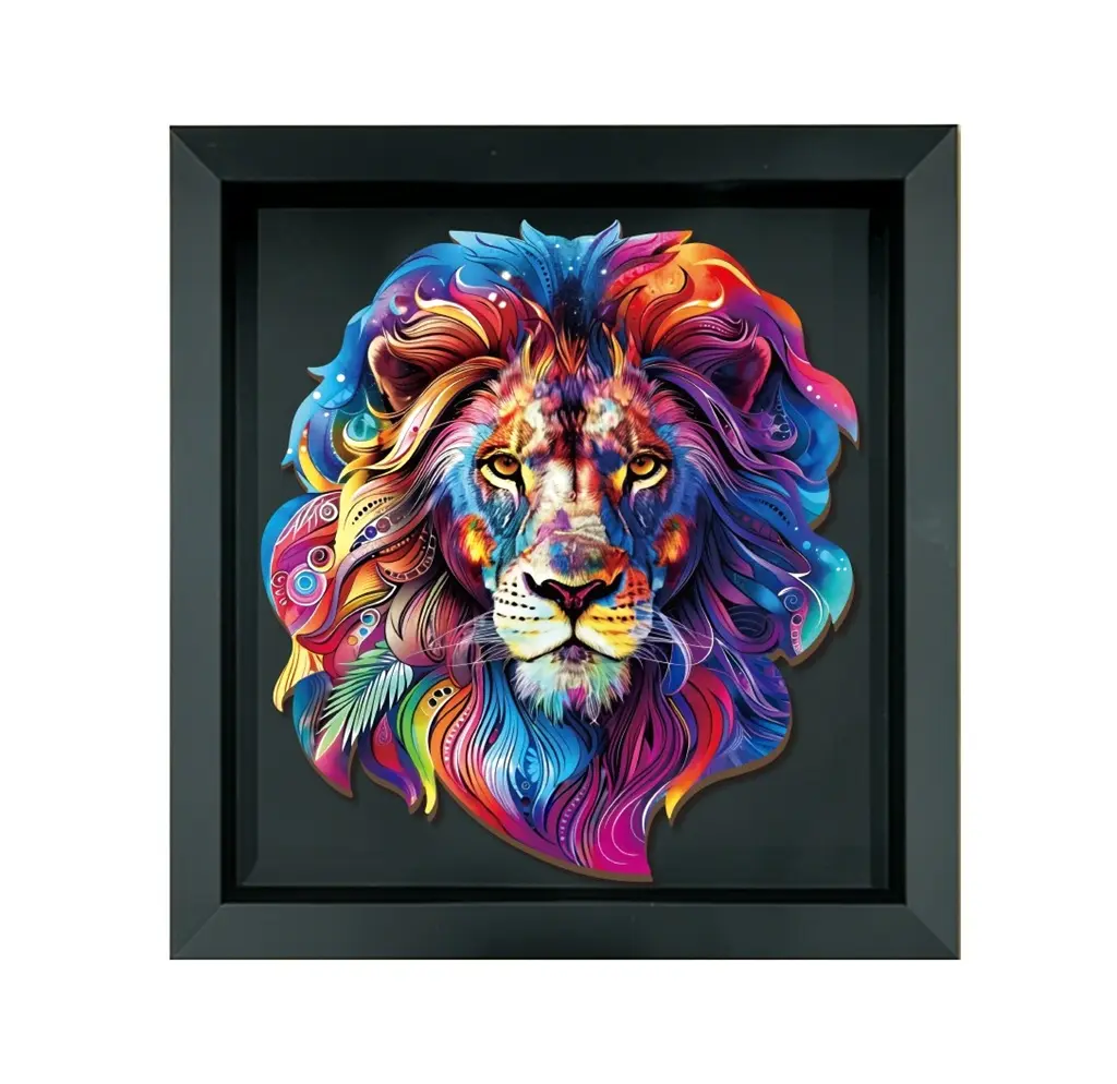 2Kids Toys Dřevěné puzzle - Lev - 155 dílků