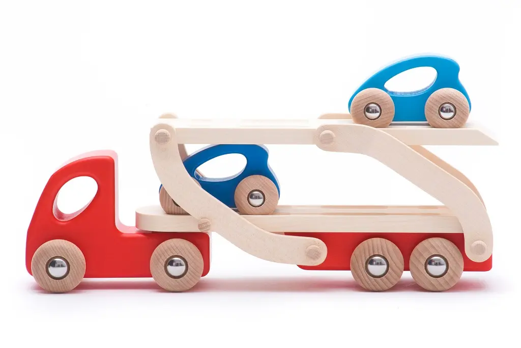 Bajo Dřevěný autotransportér set Eco