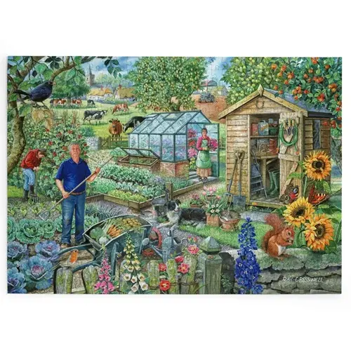 HOP Puzzle Na zahrádce 500 velkých dílků