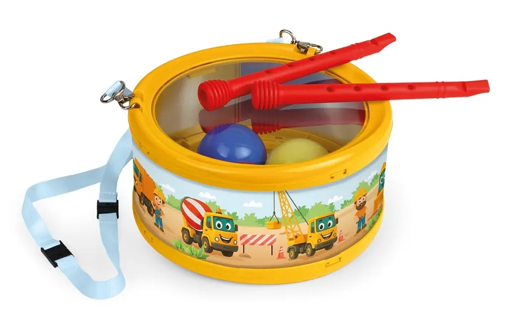 Lena Bubínek s míčky - 21 cm - s paličkami a popruhem