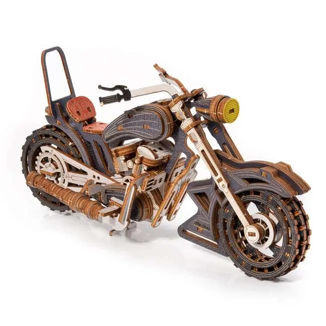 Little Story 3D dřevěná skládačka - Yankee Chopper - šedá