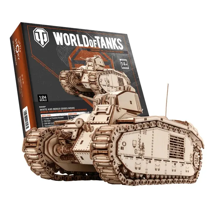 Little Story 3D dřevěná skládačka World of Tanks Char B1