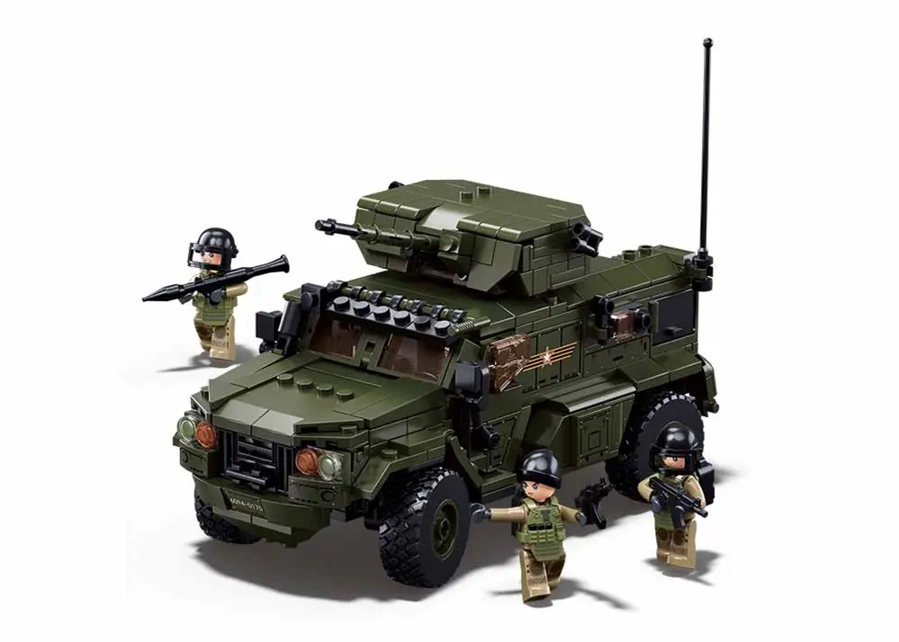 Sluban Model Bricks M38-B1179 Obrněné bojové vozidlo Typhoon VDVS v měřítku 1:35