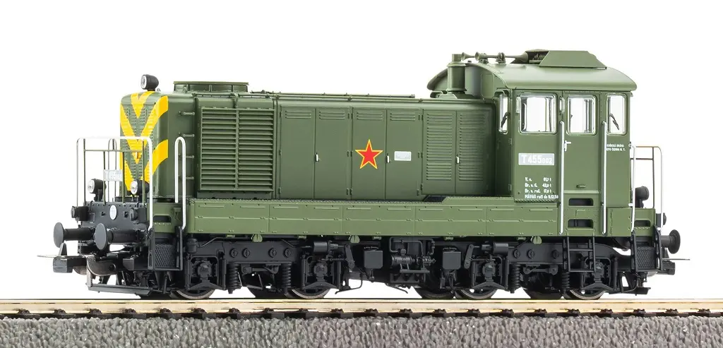 Piko Dieselová lokomotiva T 455.0 ČSD III včetně zvukového dekodéru, digitální - 52385