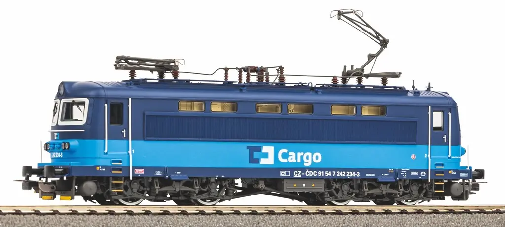 Piko Elektrická lokomotiva Rh 242 Plecháč ČD Cargo VI včetně zvukového dekodéru, digitál - 97405