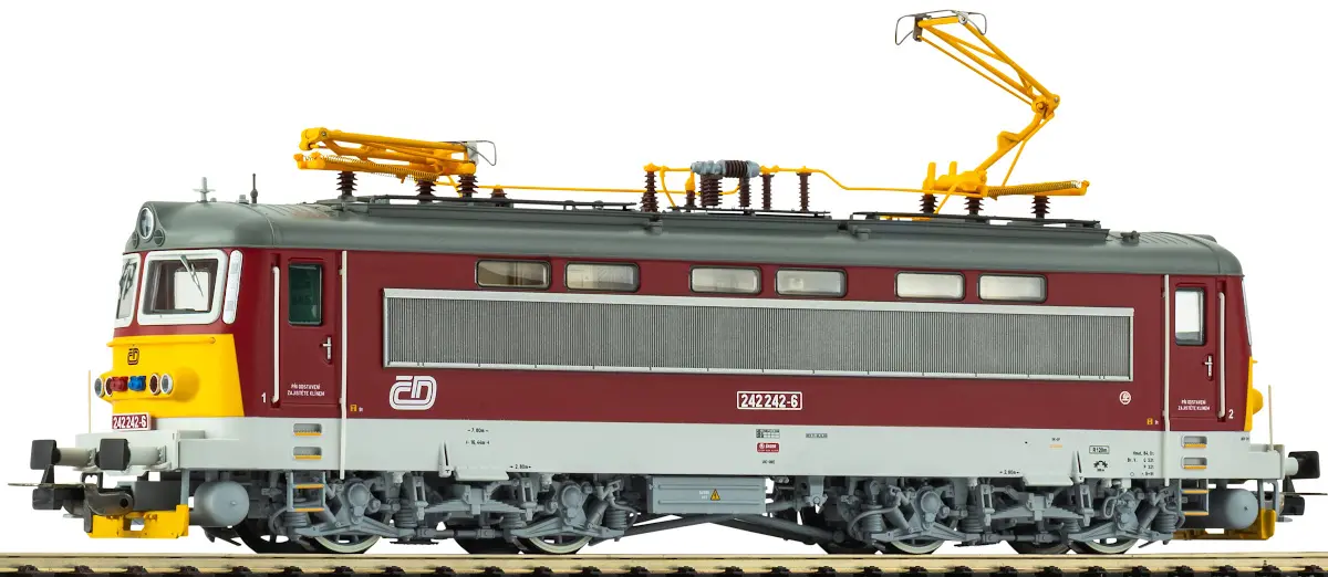 Piko Elektrická lokomotiva Rh 242 ČD V včetně zvukového dekodéru - 97414