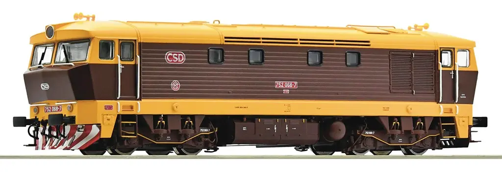 Roco Dieselová lokomotiva 752 068-7, ČSD/ČD Bardotka - 7300026