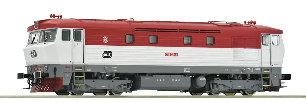 Roco Dieselová lokomotiva 749 218-4 ČD Bardotka - 7300054
