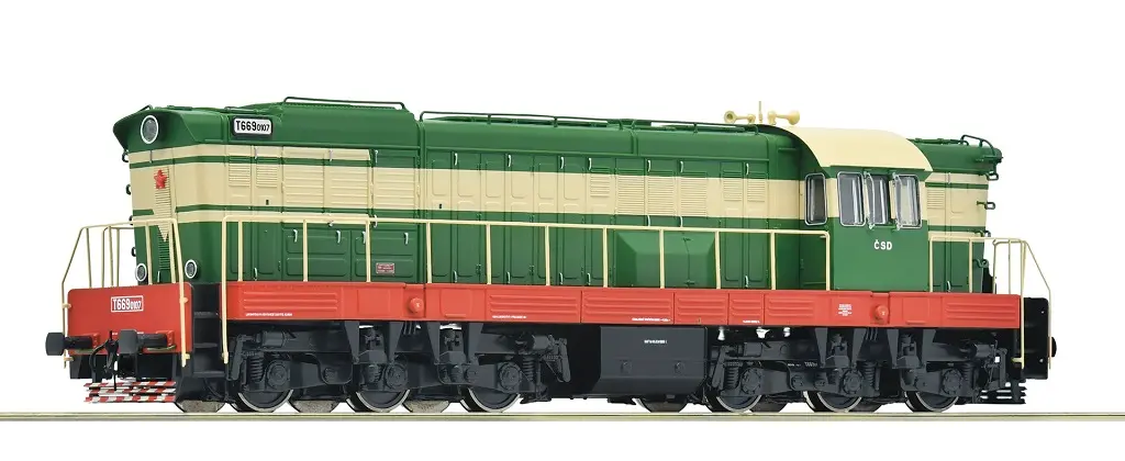 Roco Dieselová lokomotiva T 669.0107 ČSD IV digitální - 7310012