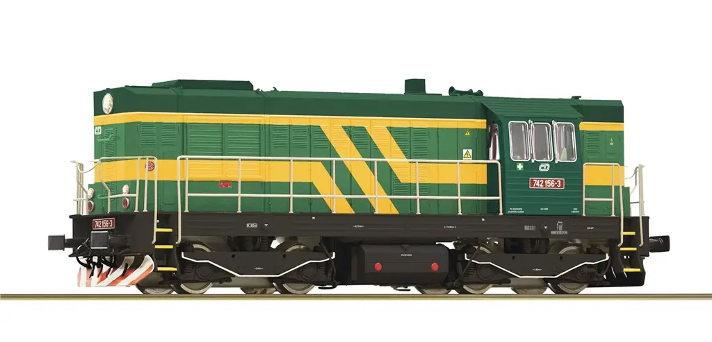 Roco Dieselová lokomotiva 742 156-3 ČD se zvukem, digitální - 7310021