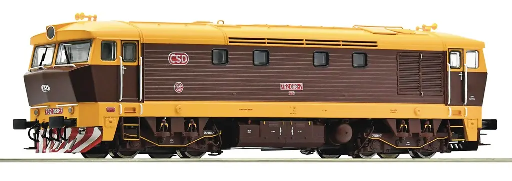 Roco Dieselová lokomotiva 752 068-7, ČSD/ČD Bardotka, digitální - 7310026