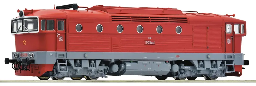 Roco Dieselová lokomotiva T 478.3137 ČSD IV, digitální - 7310071