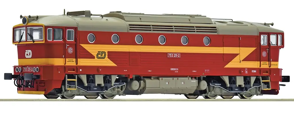 Roco Dieselová lokomotiva 753 211-2 ČD Brejlovec, digitální - 7310088