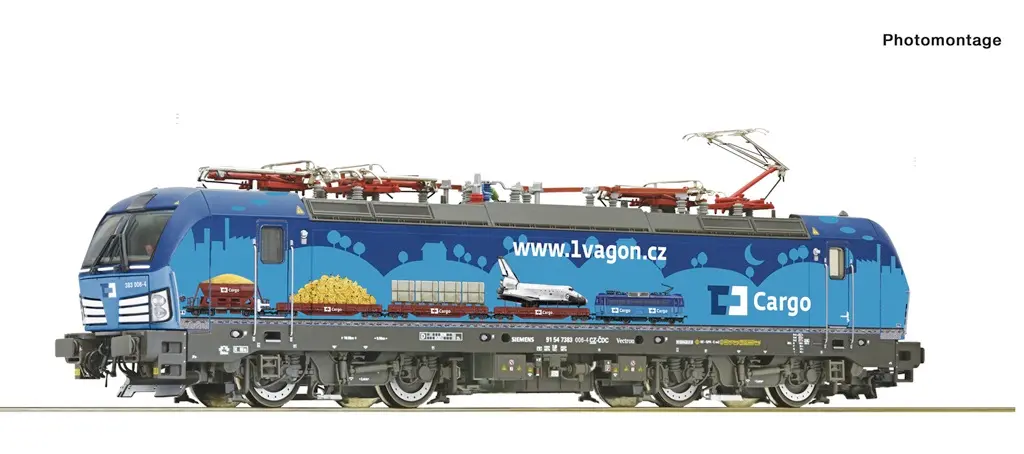 Roco Elektrická lokomotiva 383 006-4, ČD Cargo, digitální - 7510041