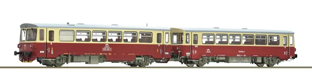 Roco Dieselový motorový vůz 810 491-1 s přípojným vozem ZSSK - 7700023