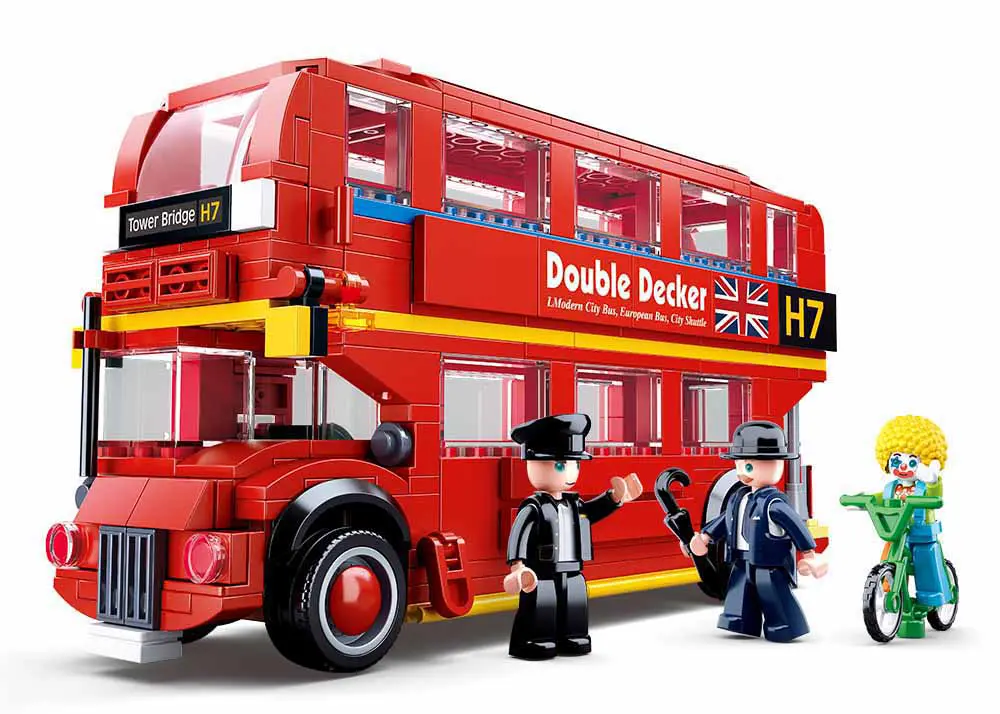 Sluban B0708 Double Decker autobus