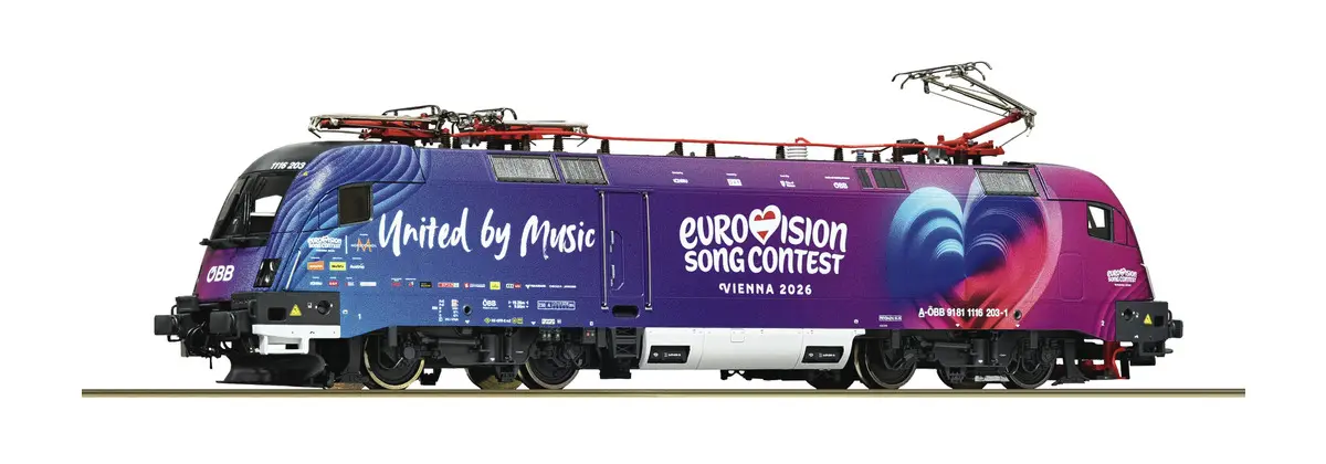 Roco Elektrická lokomotiva 1116 203-1 ESC 2026 ÖBB VI - 7500240