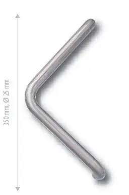 Madlo COBRA INOX F (IN), COBRA IN (nerez)