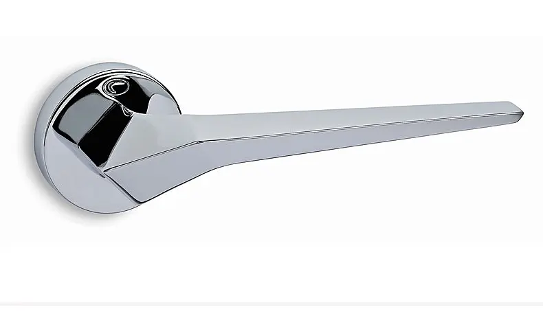 Dveřní kování COBRA 2405 (OC - Chrom lesklý), klika-klika, Otvor pro obyčejný klíč BB, COBRA OC (chrom lesklý)