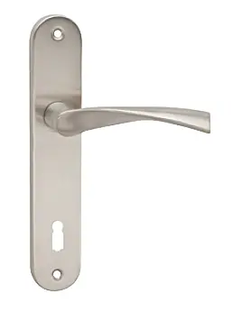 Dveřní kování COBRA GIUSSY (IN), klika-klika, Otvor pro obyčejný klíč BB, COBRA IN (nerez), 90 mm