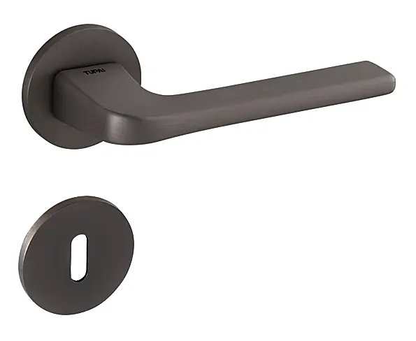 Dveřní kování MP DARA - R 4007 5S (T - Titan), klika-klika, Bez spodní rozety, MP T (titan)