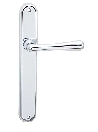 Dveřní kování COBRA ELEGANT (OC - chrom lesklý), klika-klika, WC klíč, COBRA OC (chrom lesklý), 90 mm