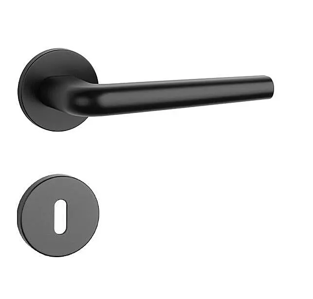 Dveřní kování MP FUNKIA - R 7S (BS - Černá matná), klika-klika,