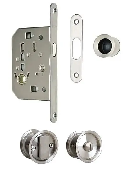 Set na posuvné dveře MP 2850 WC - R (BN - Broušená nerez), MP BN (broušená nerez)