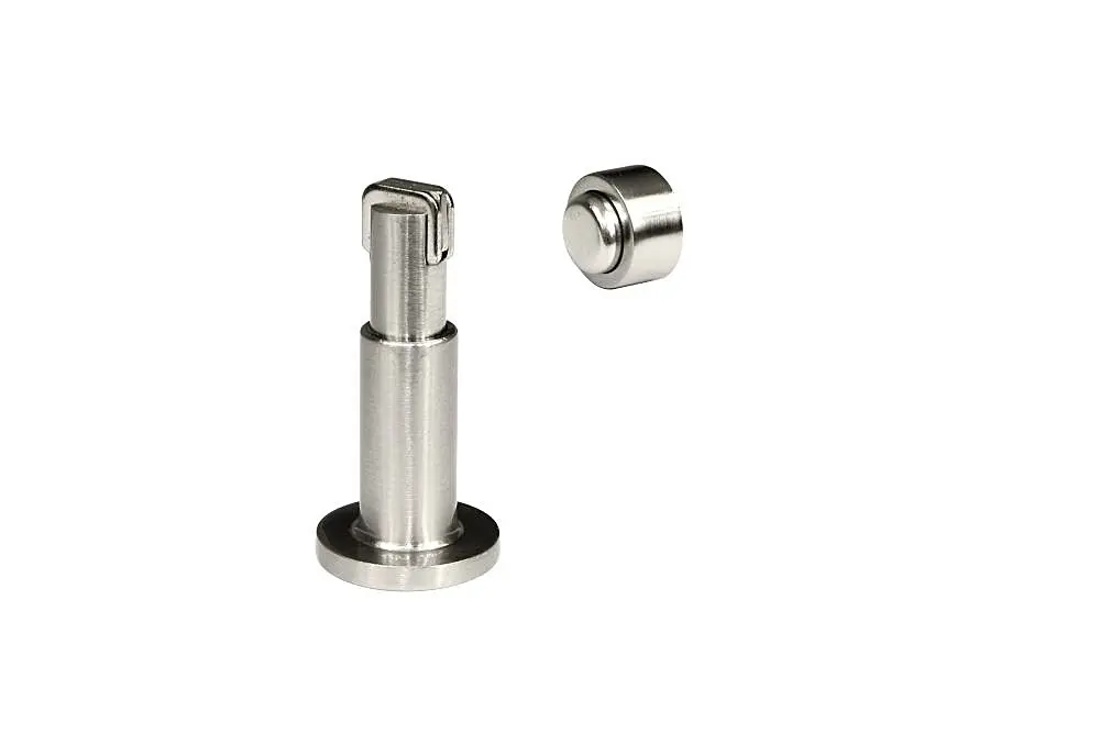 Dveřní zarážka magnetická nikl matná